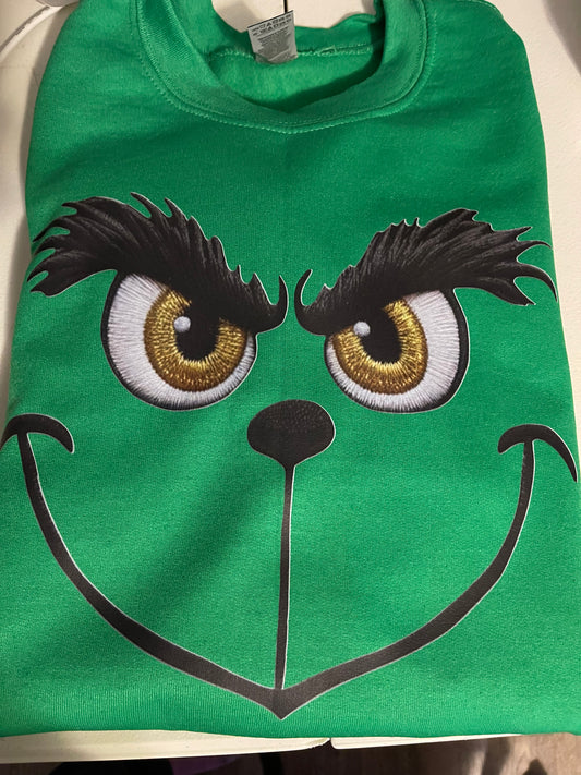 Grinch Face Sweater